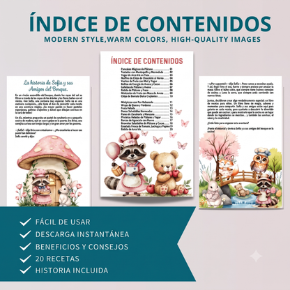 Recetas Saludables para Niños — eBook