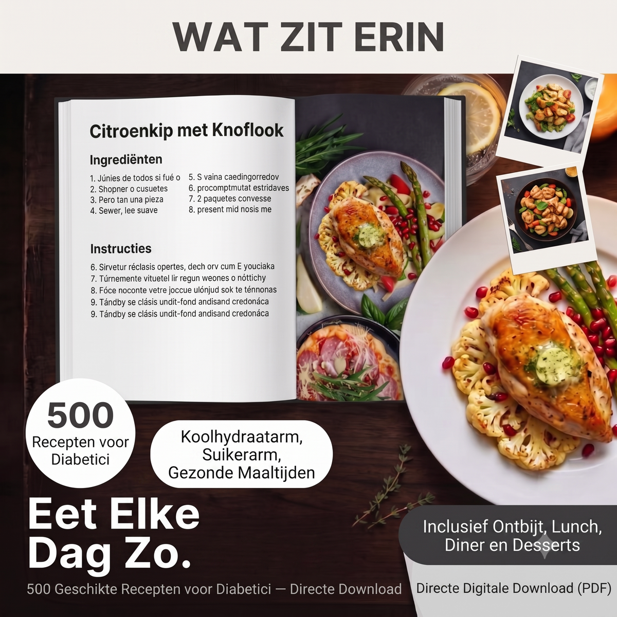 500 diabetesvriendelijke recepten