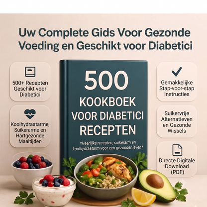 500 diabetesvriendelijke recepten