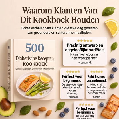 500 diabetesvriendelijke recepten
