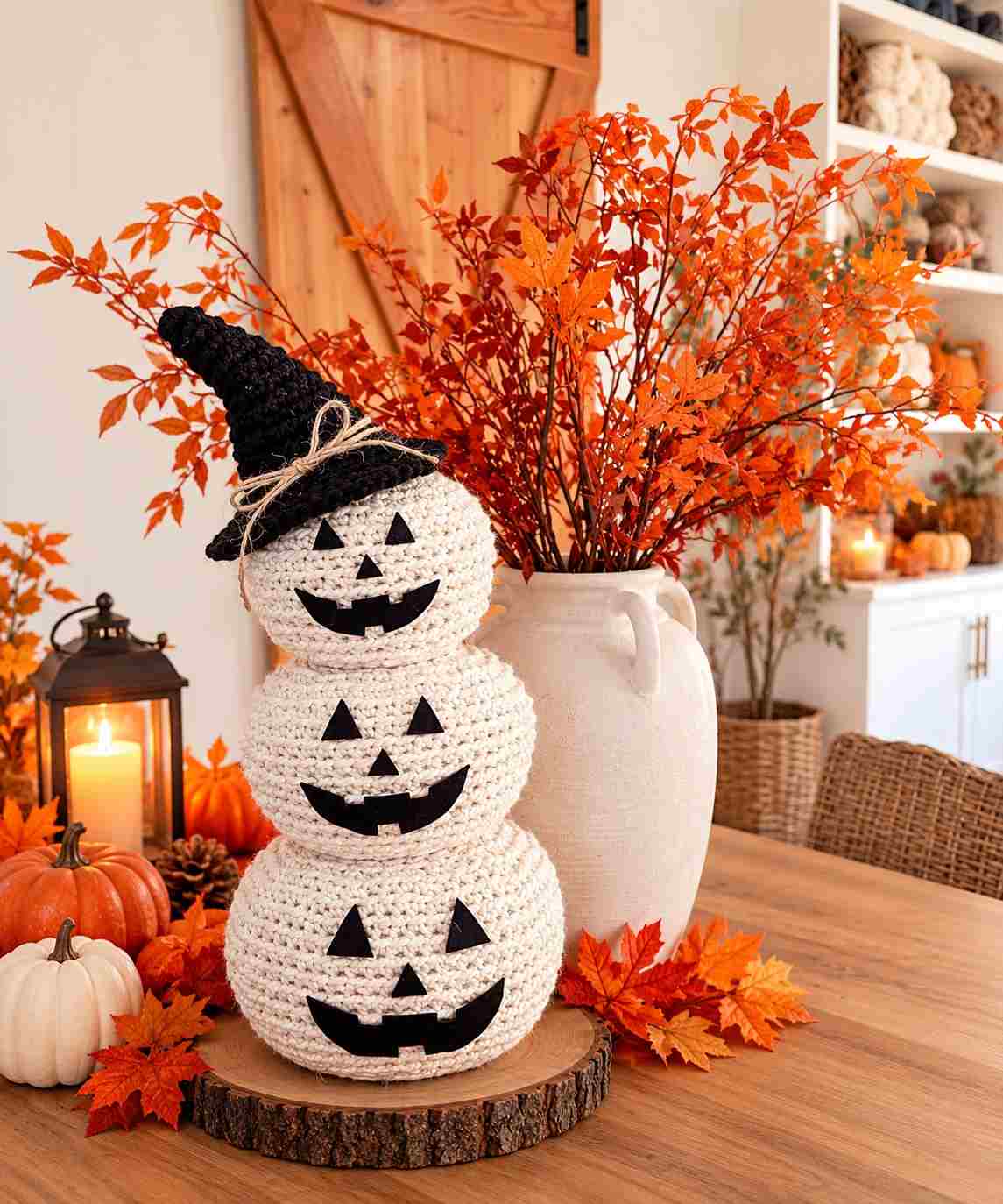 Virkad Jack-o’-lantern – Virkmönster PDF