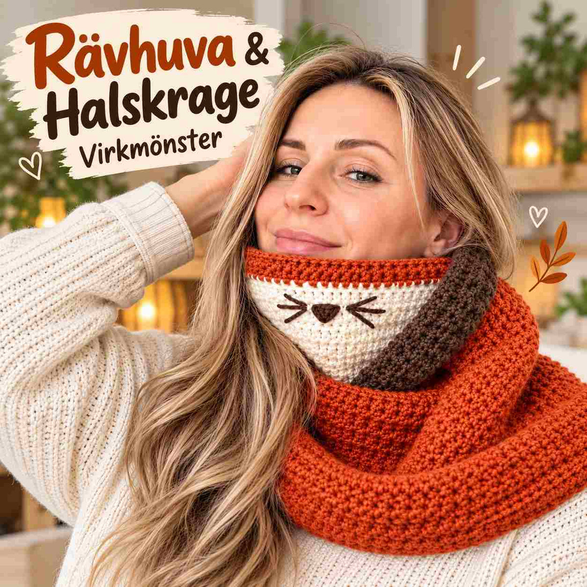 Rävhuva & Halskrage – Virkmönster