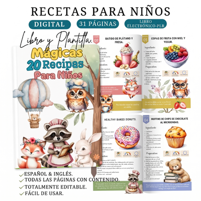Recetas Saludables para Niños — eBook