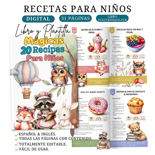 Recetas Saludables para Niños — eBook