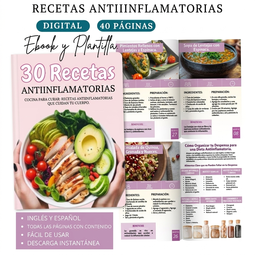 Recetas Antiinflamatorias — eBook