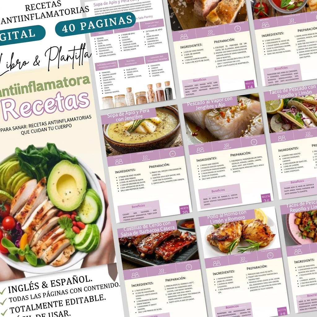 Recetas Antiinflamatorias — eBook